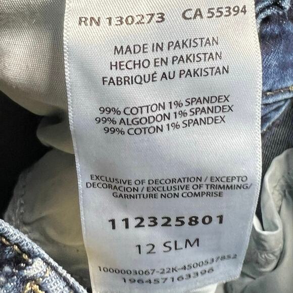 Wrangler 20X Denim Jeans, Size 12 SLM, Excellent Condition, Mid Rise - Picture 4 of 7